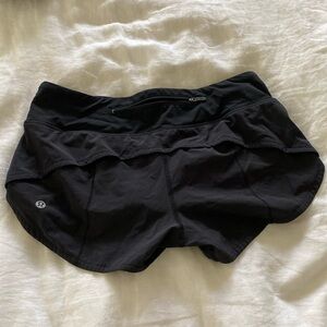 Black lululemon shorts